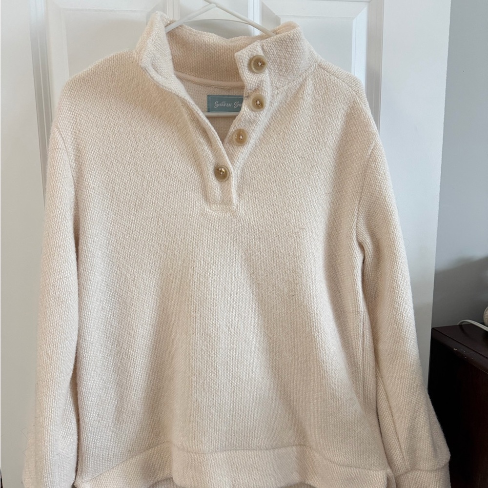 Button-Up Pullover | Size Small